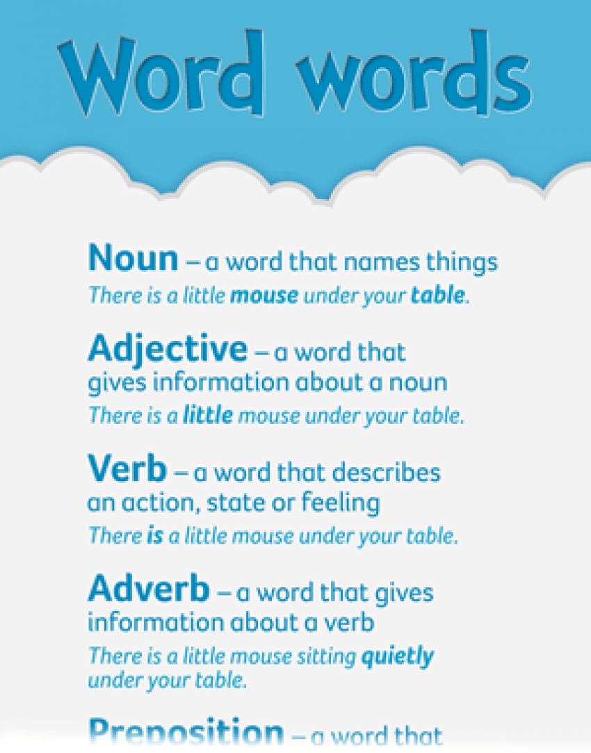 Word words - primary resource