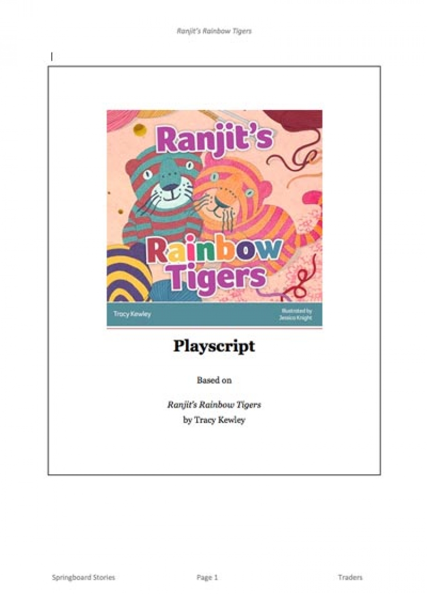 Ranjit's Rainbow Tigers play script for primary