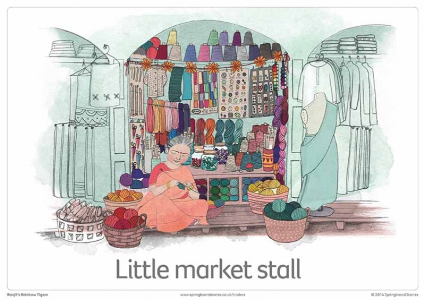 Ranjit's rainbow tigers storytelling prompt cards