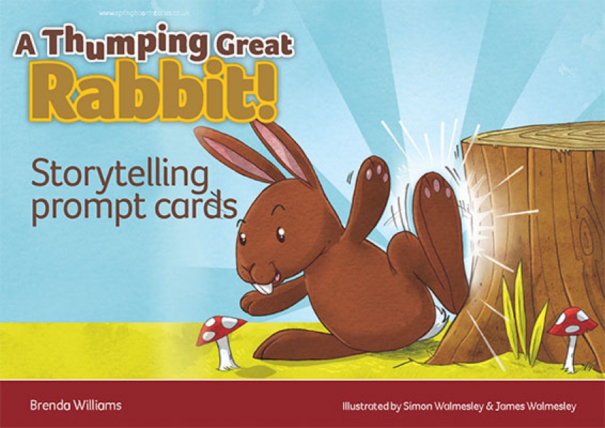A thumping great rabbit storytelling prompt cards primary resource