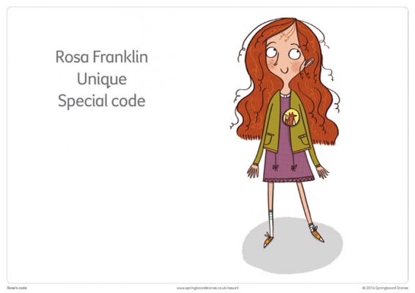 Rosa&#039;s Code storytelling prompts – phrases primary resource