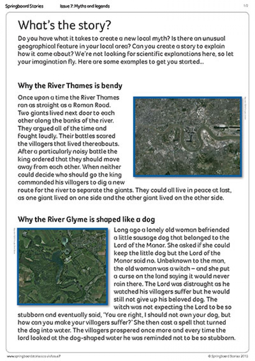 What&rsquo;s the story? primary georgraphy resource