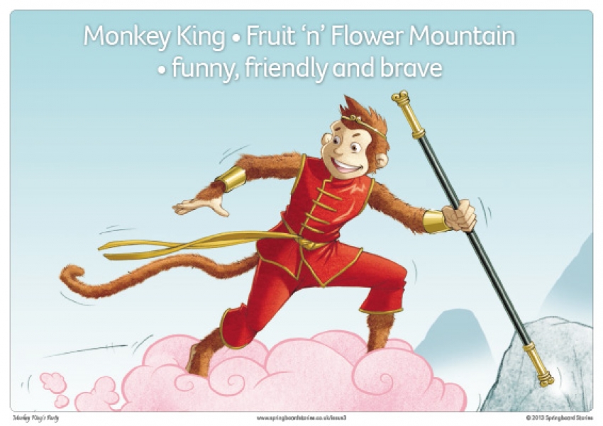 Monkey King's Party storytelling prompt cards &ndash; Phrases