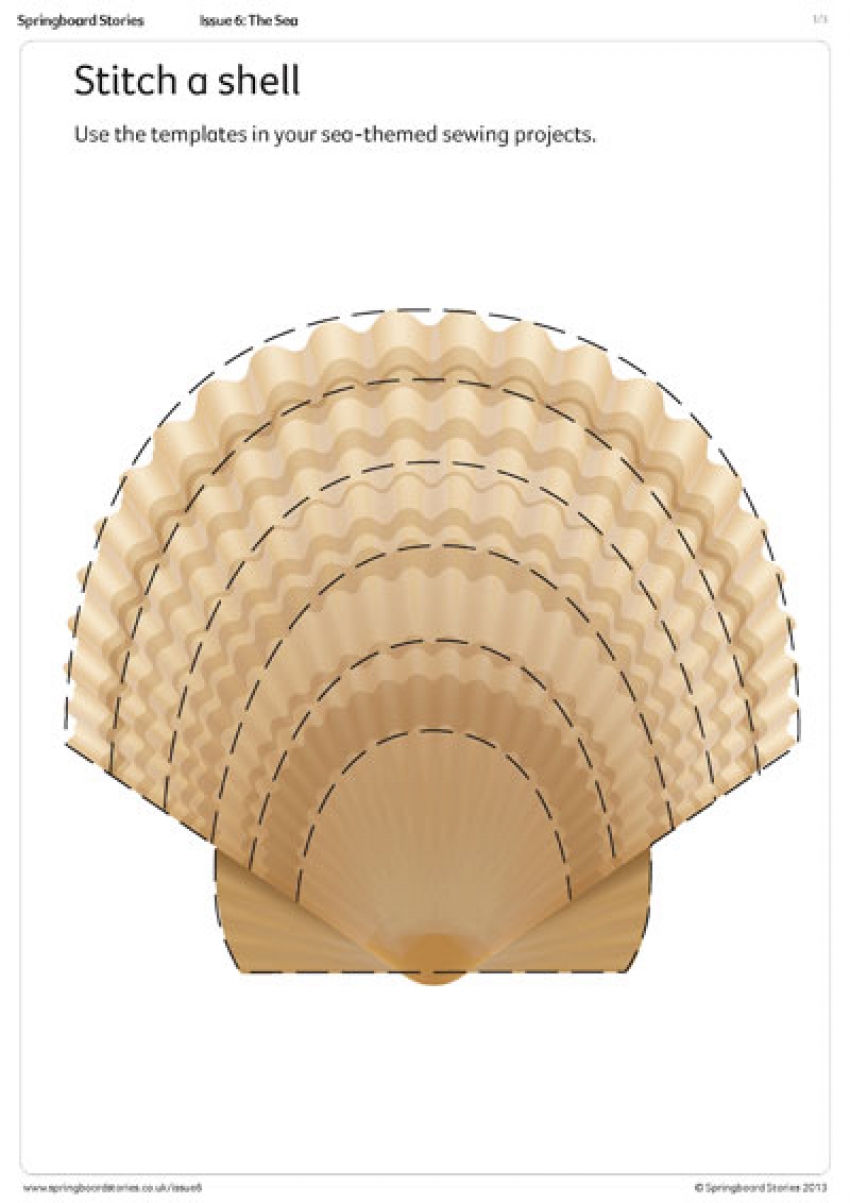 Stitch a shell template