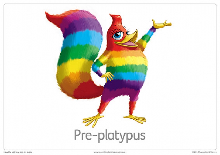How the platypus got his shape &ndash; prompt cards keywords