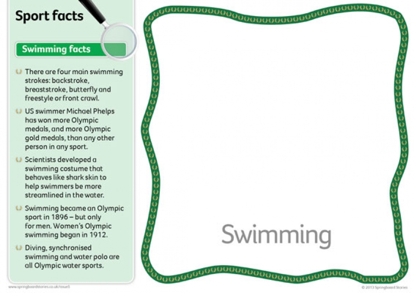 Sport fact cards &ndash; text