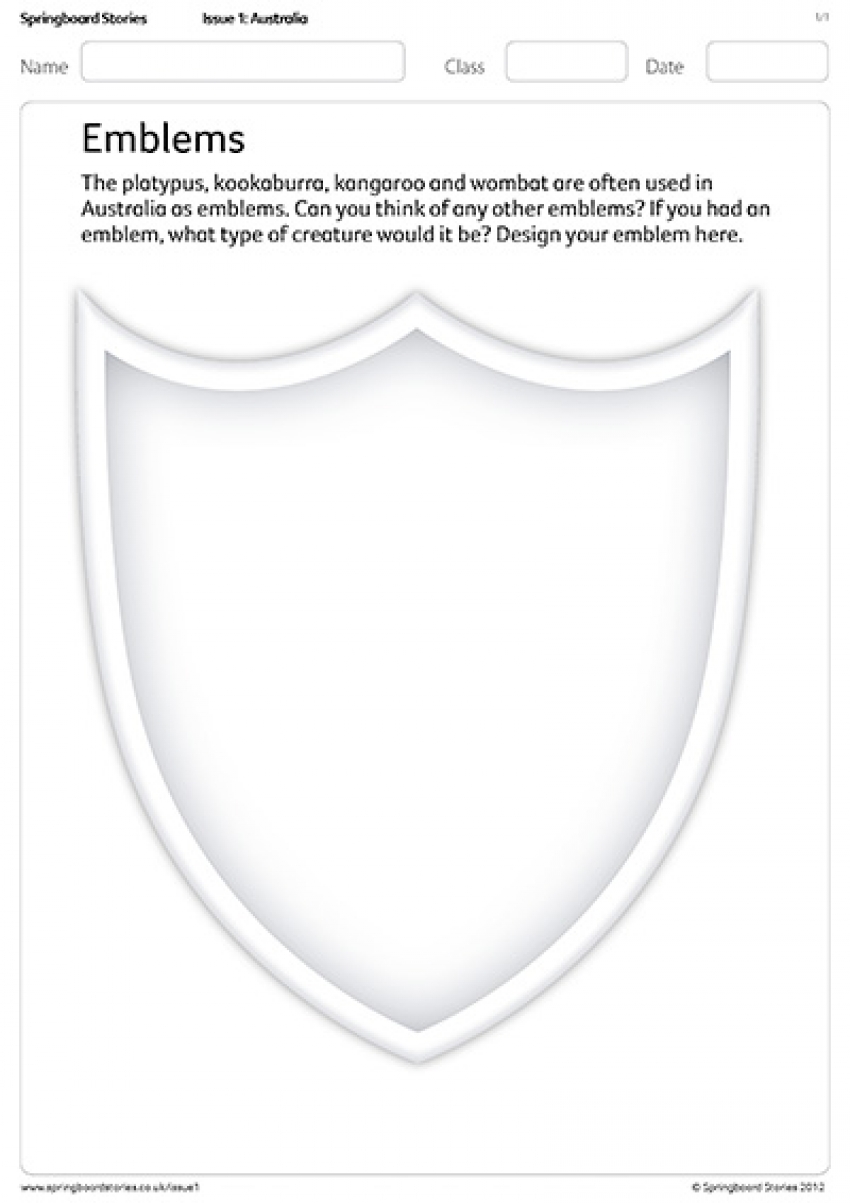 Emblems primary resource &ndash; Australia topic
