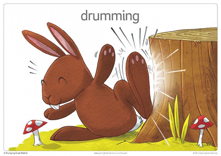 A thumping great rabbit storytelling prompt cards primary resource &ndash;&nbsp;Keywords